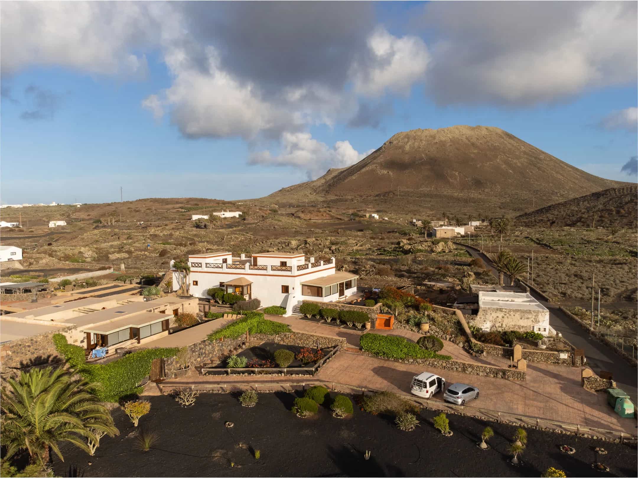 Aerial View of Finca La Corona, Lanzarote