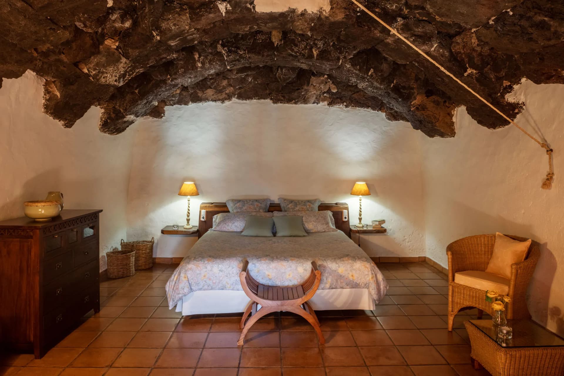 Master bedroom at La Trasera
