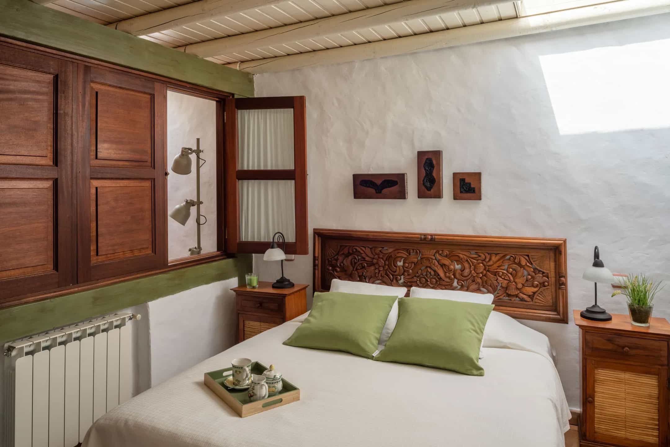 Bedroom at Poniente, Finca La Corona, Lanzarote