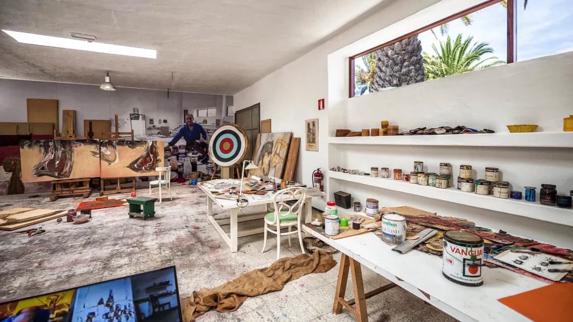 César Manrique's studio